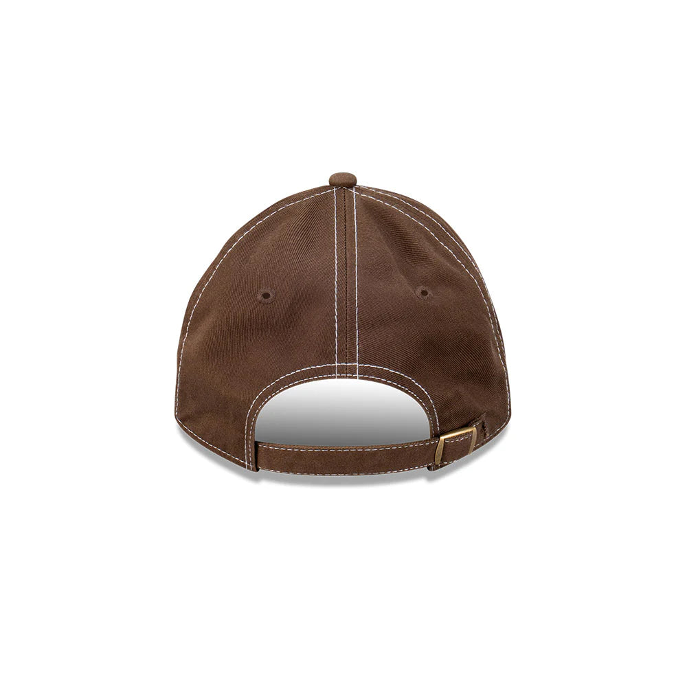New Era Hat - Blank Contrast Range Walnut Adjustable Casual Classic Strapback